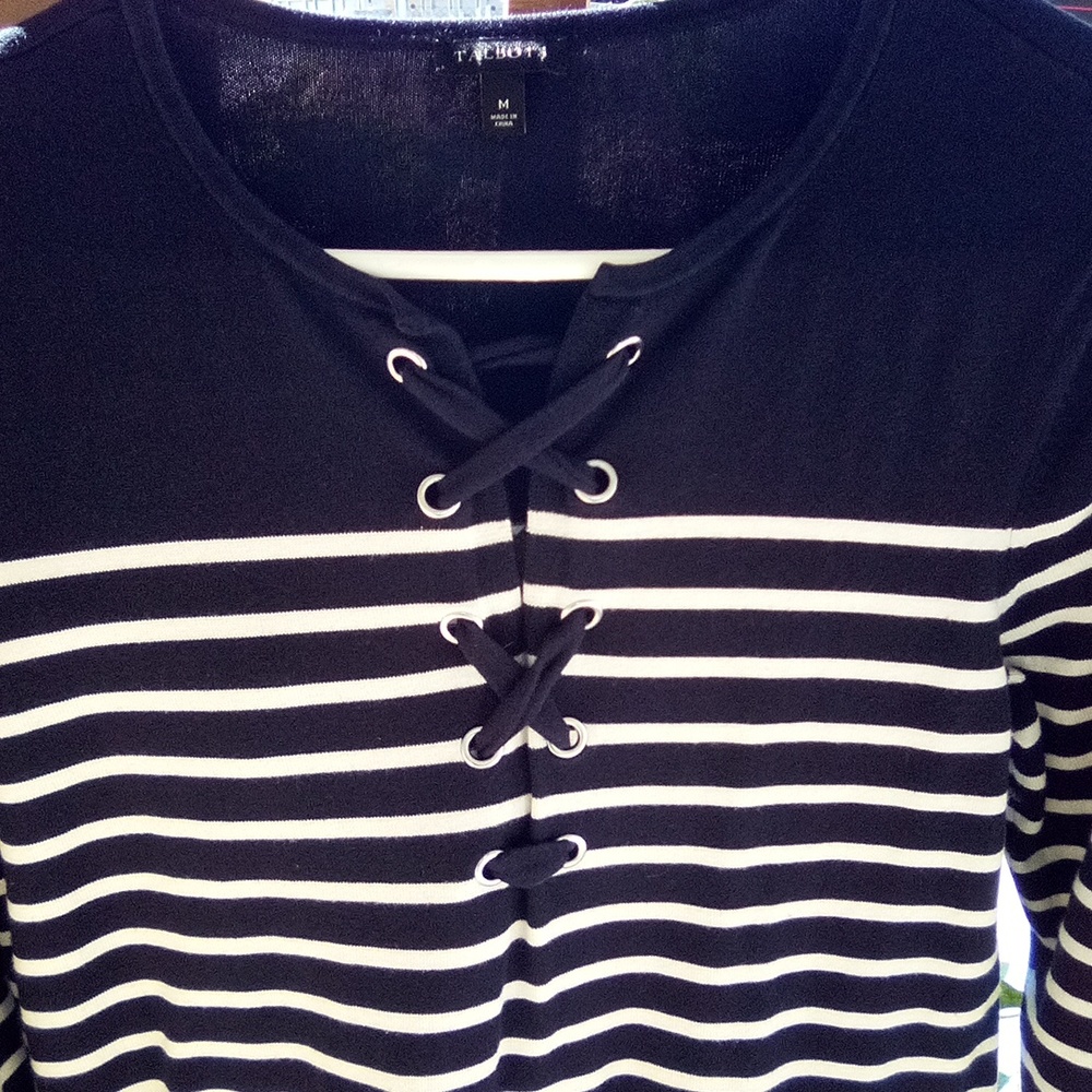 Talbot's dress midi size medium 3/4 LENGTH SLEEVE NAUTICAL THEME